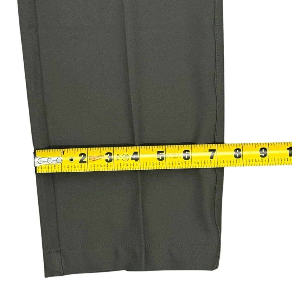 Greg Norman Men's Performance Golf Pants Size 36x32 Olive‎ Stretch Lightweight